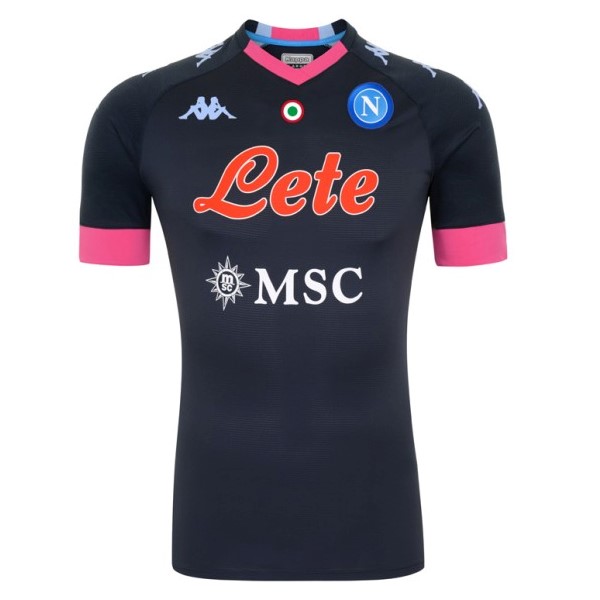 Tailandia Camiseta Napoli 3ª 2020 2021 Negro